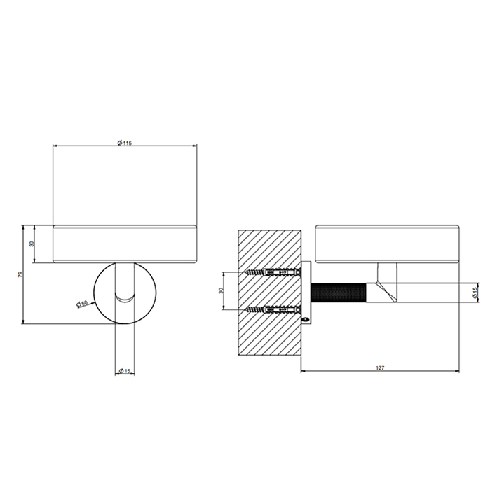 Gessi Anello Мыльница, подвесная, цвет: Finox Brushed Nickel/белый