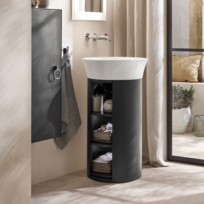 Duravit White Tulip Раковина накладная Ø50см, без перелива, без отв., цвет: белый