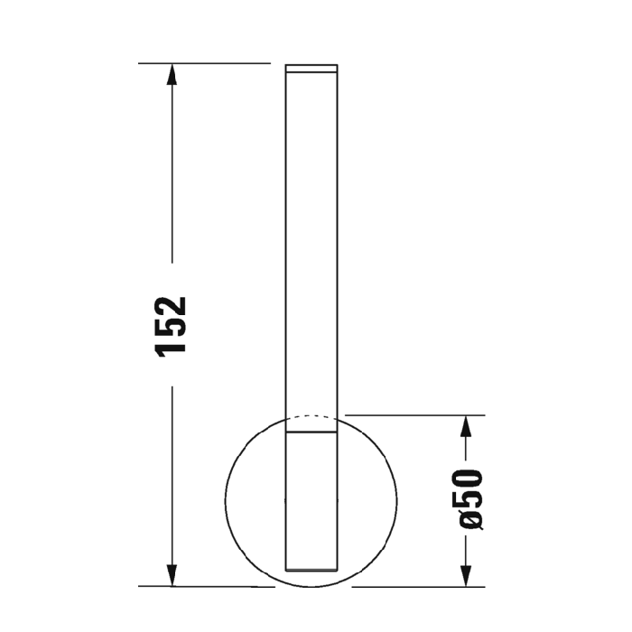 Duravit Starck T Держатель запасного рулона т/б, подвесной, цвет: Stainless steel Brushed