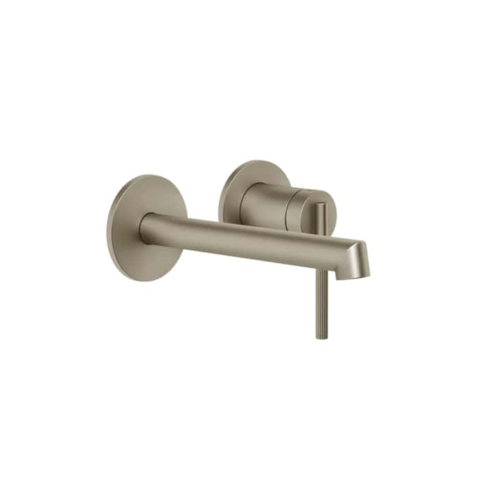 Gessi Ingranaggio Смеситель для раковины, встраиваемый, (внешние части), цвет: Finox Brushed Nickel