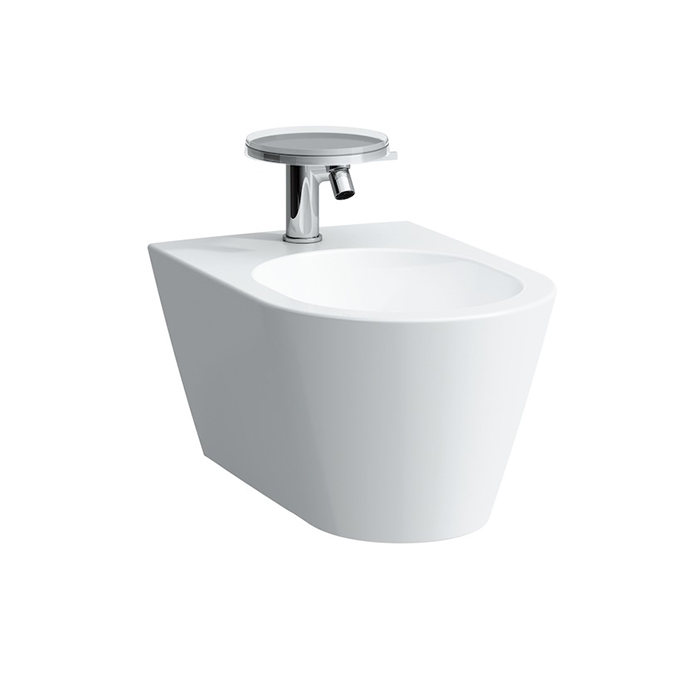 Laufen Kartell Биде подвесное 54.5х37х29см, с 1 отв. под смеситель, без боковых отв, с покр. LCC, цвет: белый