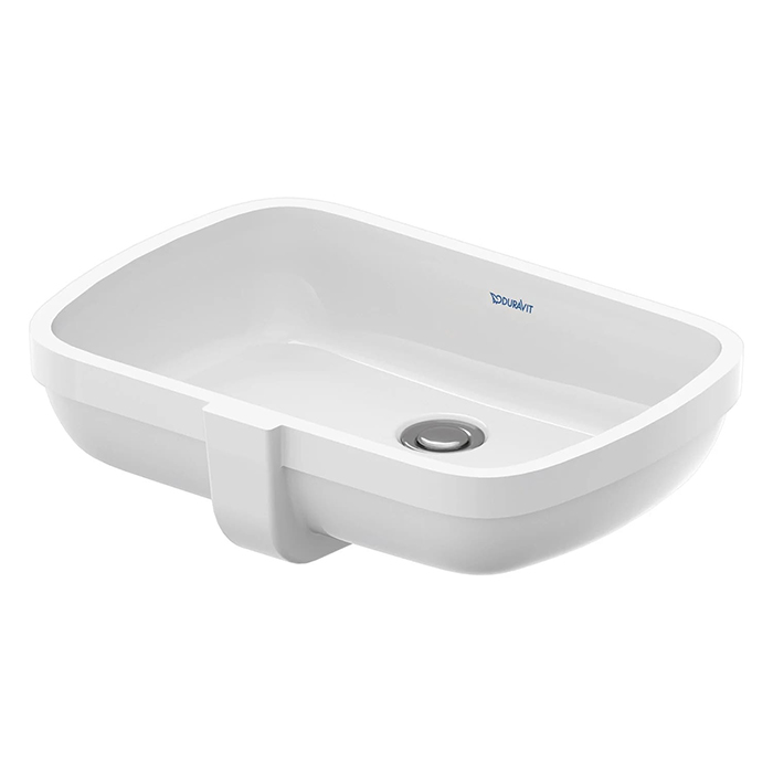 Duravit Qatego Раковина 48х37х15см., встраиваемая снизу, без отв., цвет: белый