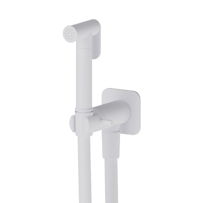 Newform Shut Off Гидроершик с многофункциональной струей, цвет: белый матовый