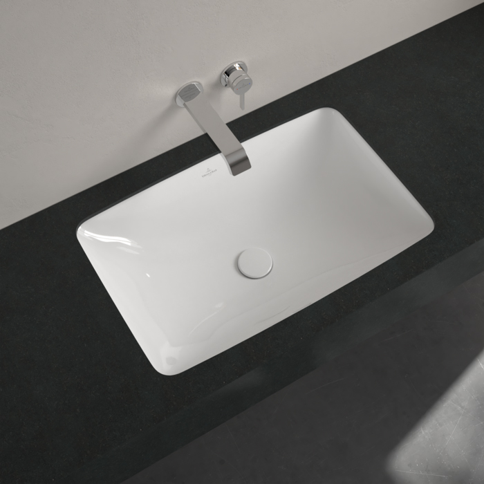 Villeroy&Boch Loop&Friends Раковина встраиваемая 61.5х38х18см., с переливом, цвет: альпийский белый