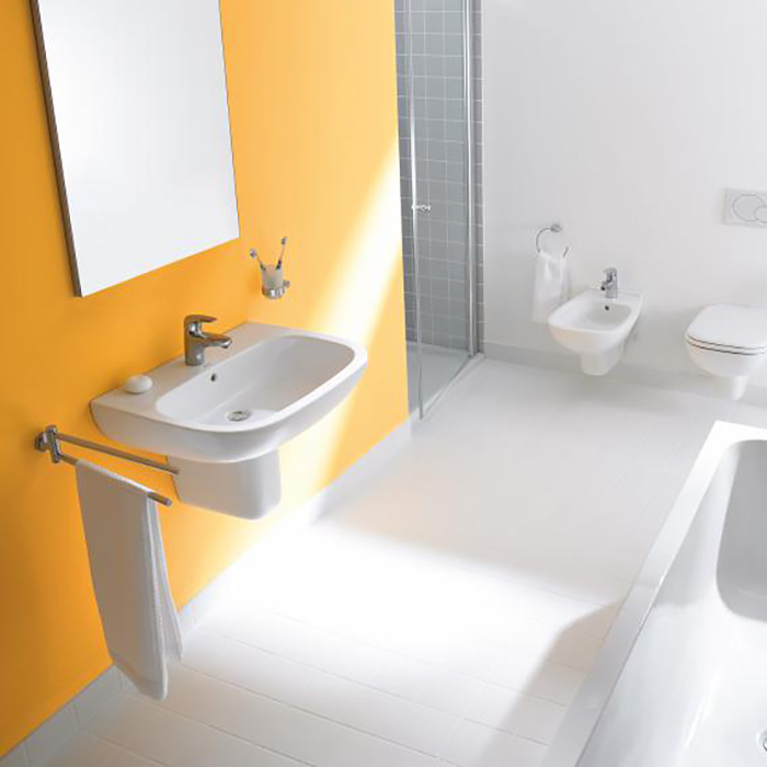 Duravit D-Code Полупьедестал для раковины, цвет: белый