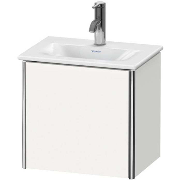 Duravit XSquare База подвесная 43x30.8x39.7см с раковиной, 1 дверца, петли справа, цвет: глянцевый белый