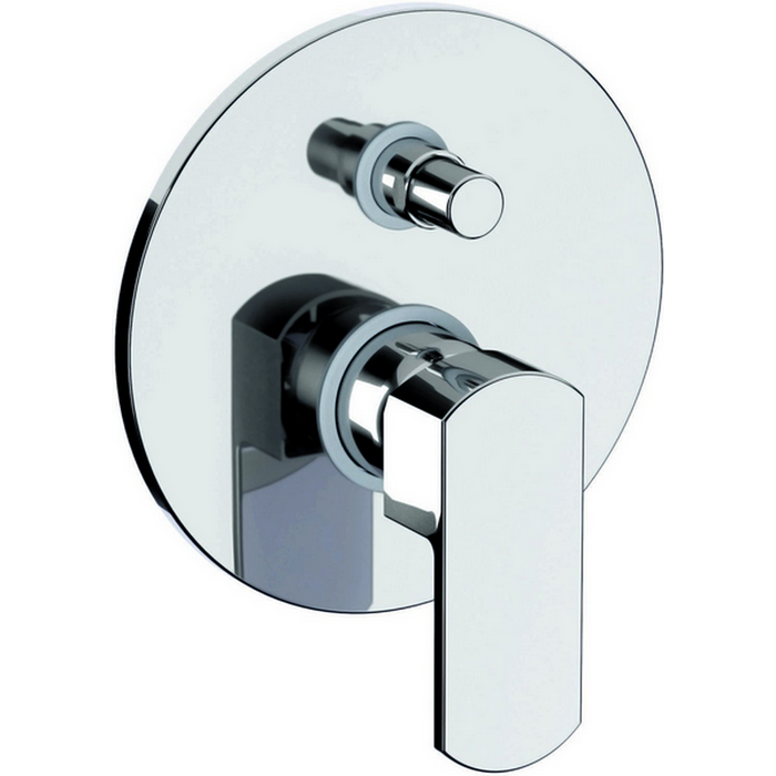 CISAL Roadster Встраиваемый однорычажный смеситель для ванны/душа, цвет: хром