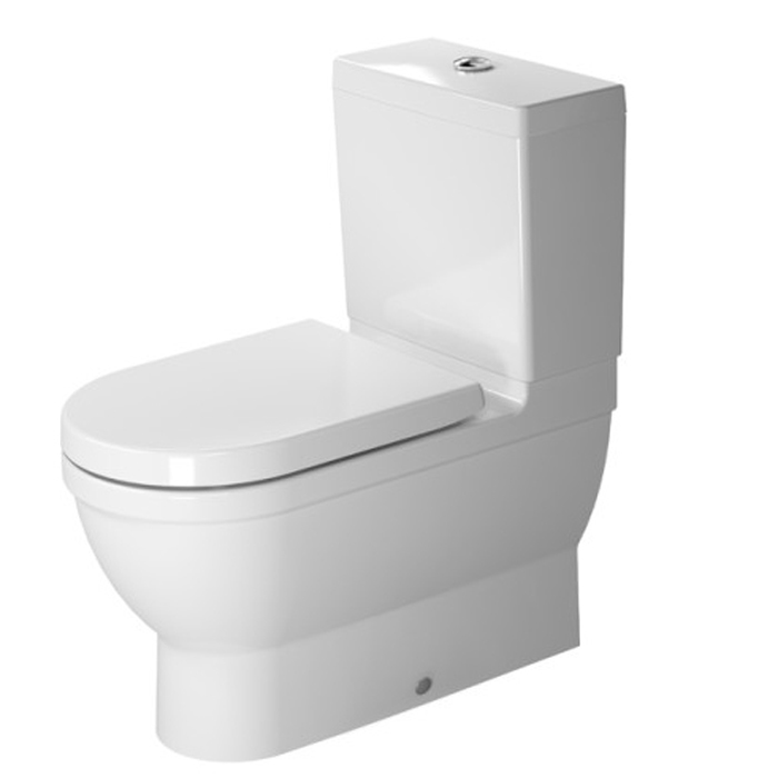 Duravit Starck 3 Унитаз моноблок 70.5х37см, с отдельным бачком с механизмом хром , слив универсальный , вкл крепления, цвет: белый