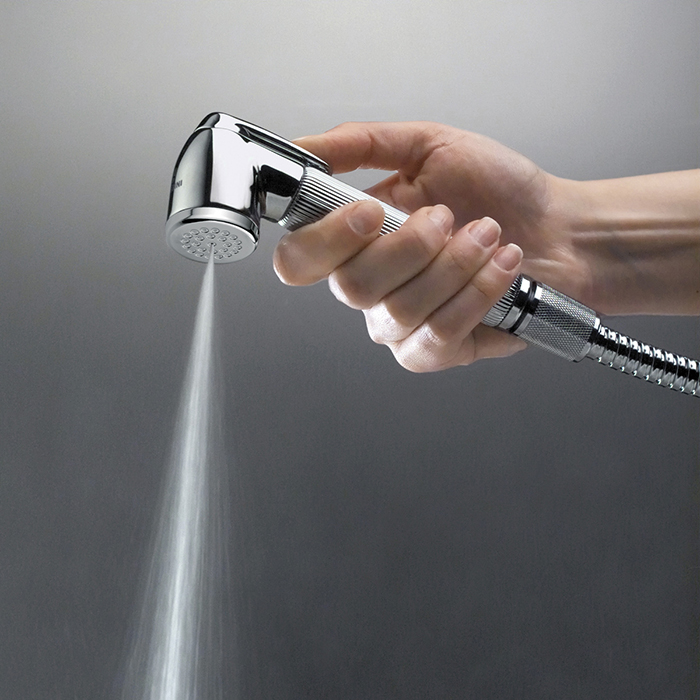 Bossini Nikita Гигиенический душ, настенный, цвет: хром