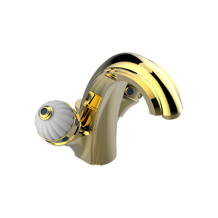 THG Amboise Lapis Lazuli Смеситель для раковины, 1 отв., цвет: золото/лазурит