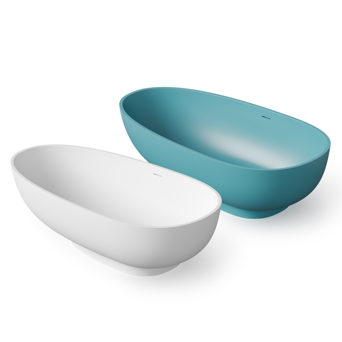 Dea Design Modern Ванна 180х94х52см., отдельностоящая, Solid Surface, цвет: White №18