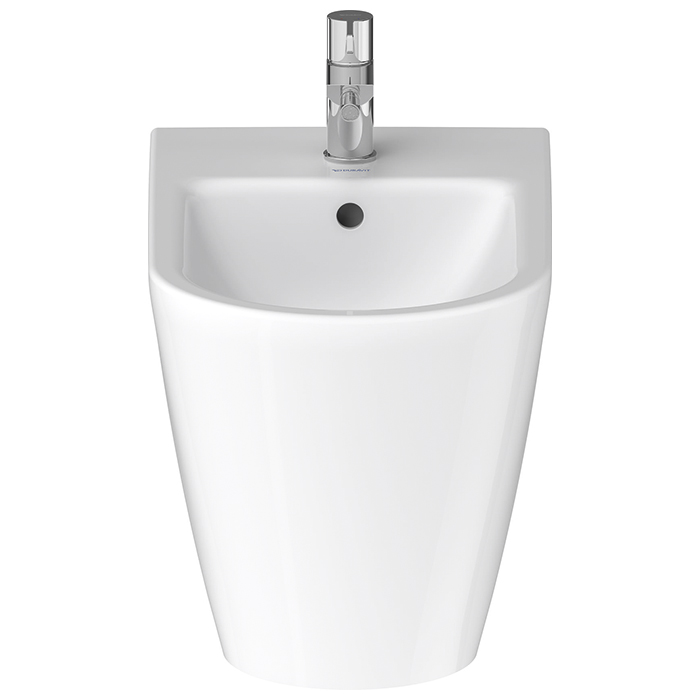 Duravit D-Neo Биде напольное 37x65х40 см, с переливом, с 1 отв., WonderGliss, цвет: белый