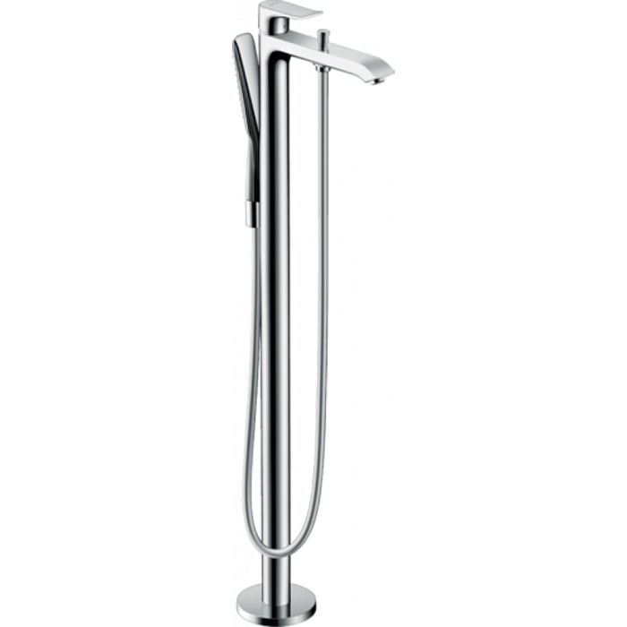 Hansgrohe Metris Смеситель для ванны, напольный, цвет: хром