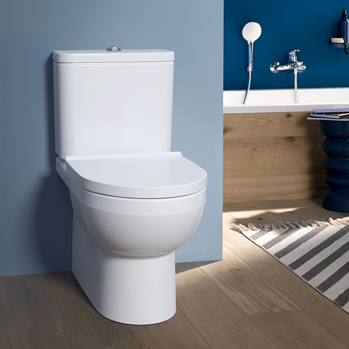 Duravit No.1 Унитаз-моноблок 36.5х65.5см., напольный, безободковый, цвет: белый