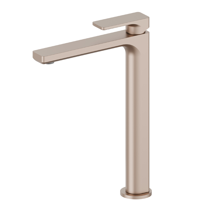 Newform B-Easy Смеситель для раковины, 1 отв., высокий, цвет: copper satin
