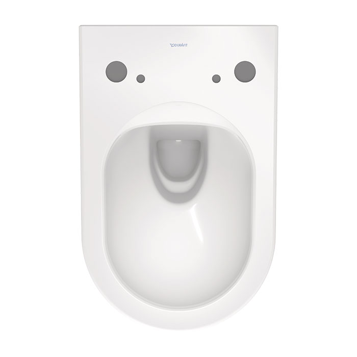 Duravit ME by Starck SensoWash Унитаз подвесной 57x37см, Rimless, HygieneGlaze, с крышкой биде, цвет: белый