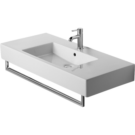 Duravit D-Code Полотенцедержатель труба с квадратным сечением, 100.9x1.4см, хром