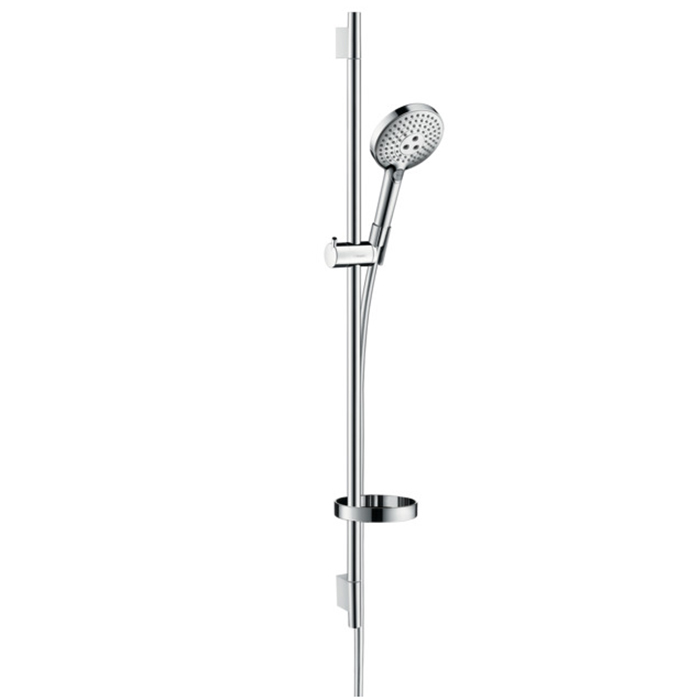 Hansgrohe Raindance Select S Душевой набор: штанга 90см., ручной душ 120, 3jet (Rain, RainAir, WhirlAir), мыльница, шланг, цвет: хром