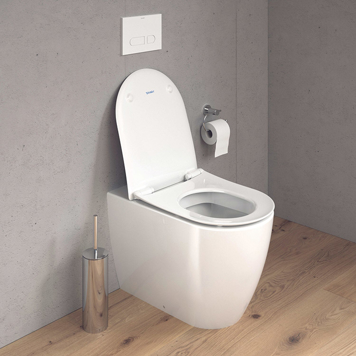 Duravit Soleil by Starck Унитаз 37х60см., напольный, безободковый, слив универсальный, Weiß Hochglanz, HyG, цвет: белый