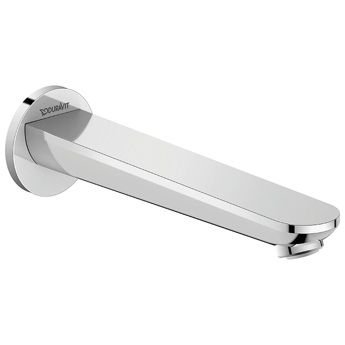 Duravit Wave Излив для ванны 20.2см., настенный, цвет: хром