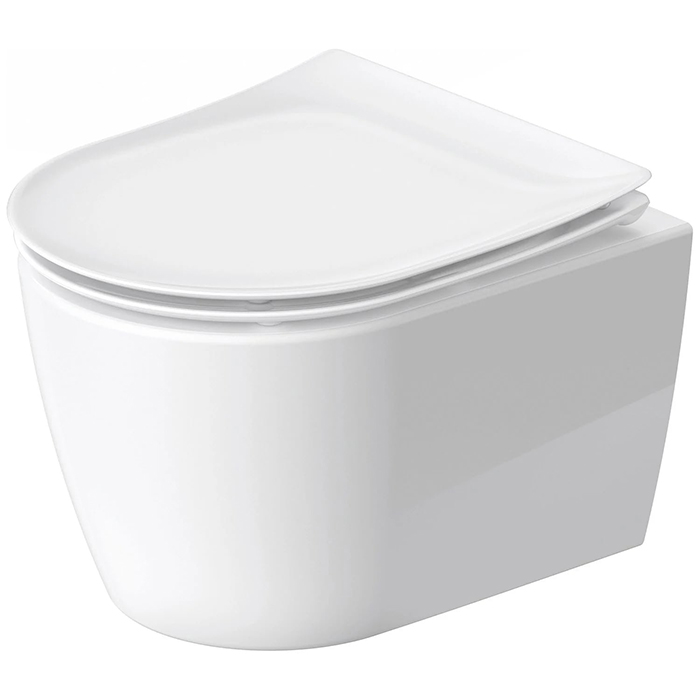 Duravit Soleil by Starck Унитаз 37х48см., подвесной, безободковый, Weiß Hochglanz, HyG, цвет: белый