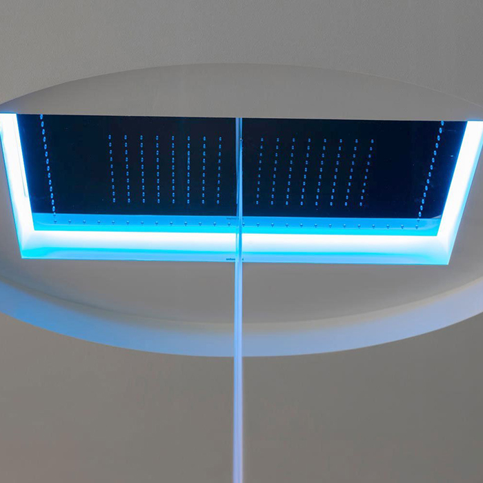 Antonio Lupi Meteo  Встраиваемый верхний душ  52x35x11см, с LED подсветкой, цвет: белый
