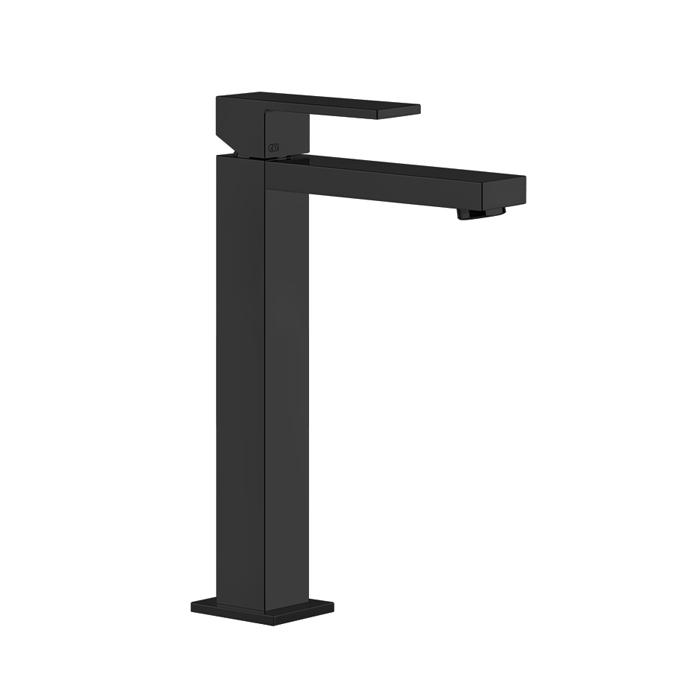 Gessi Rettangolo Смеситель для раковины с высоким изливом 128мм, цвет: Black XL