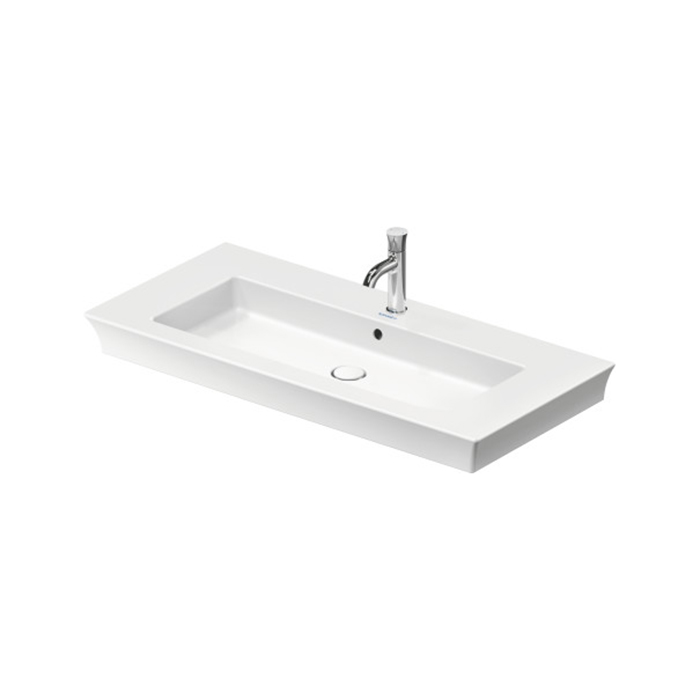 Duravit White Tulip Раковина накладная 105х49см, с переливом, с 1 отв., цвет: белый