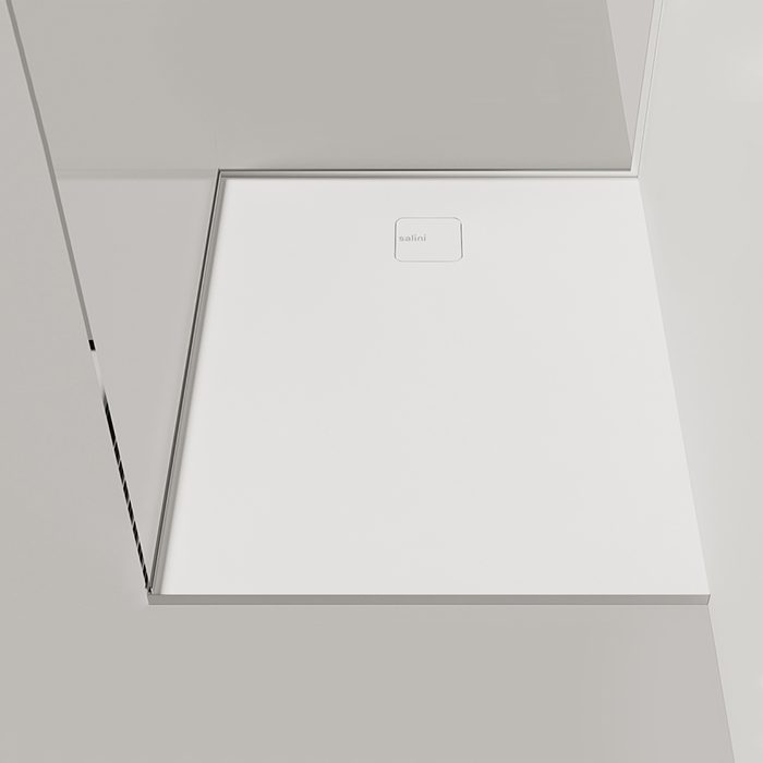 Salini Oasi Душевой поддон 120х100см, с сифоном, S-Stone, цвет белый матовый