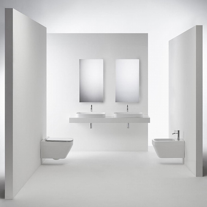 Simas Baden Baden Унитаз подвесной, 56х36см., безободковый, с сиденьем, цвет: белый матовый