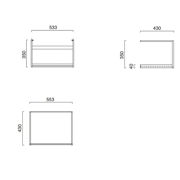 Catalano Premium/Green Металлическая структура 60, цвет: черный матовый