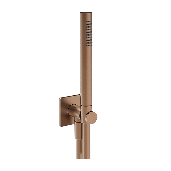 Gessi Incastri Душевой гарнитур, настенный, цвет: Copper Br. PVD
