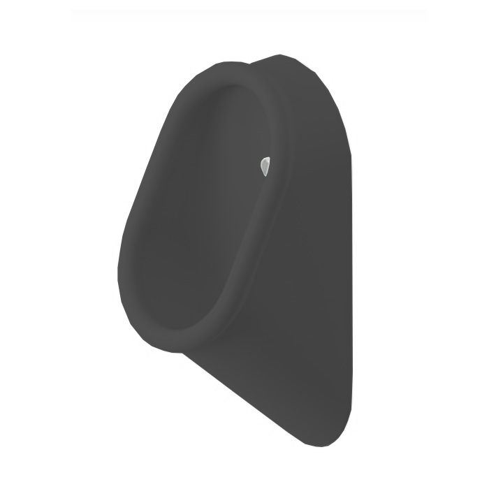 Artceram Babila Писсуар 37x30хh64 см, Saniglaze, цвет: черный матовый