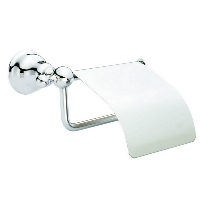 HUBER Croisette Бумагодержатель с крышкой, цвет: хром