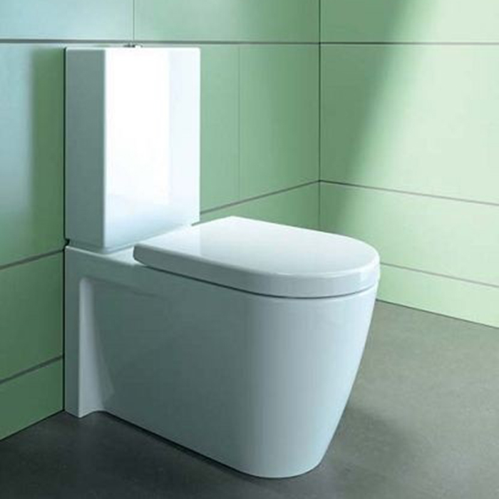 Duravit Starck 2 Унитаз моноблок приставной 72.5х37см, слив универсальный, с креплением, цвет: белый