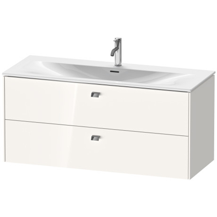 Duravit Brioso База подвесная 122x47.9x55.5см с раковиной, 2 ящика, цвет: глянцевый белый