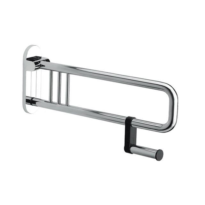 Colombo Complementi Поручень для инвалидов, 65см, с держателем для т/б., цвет: хром