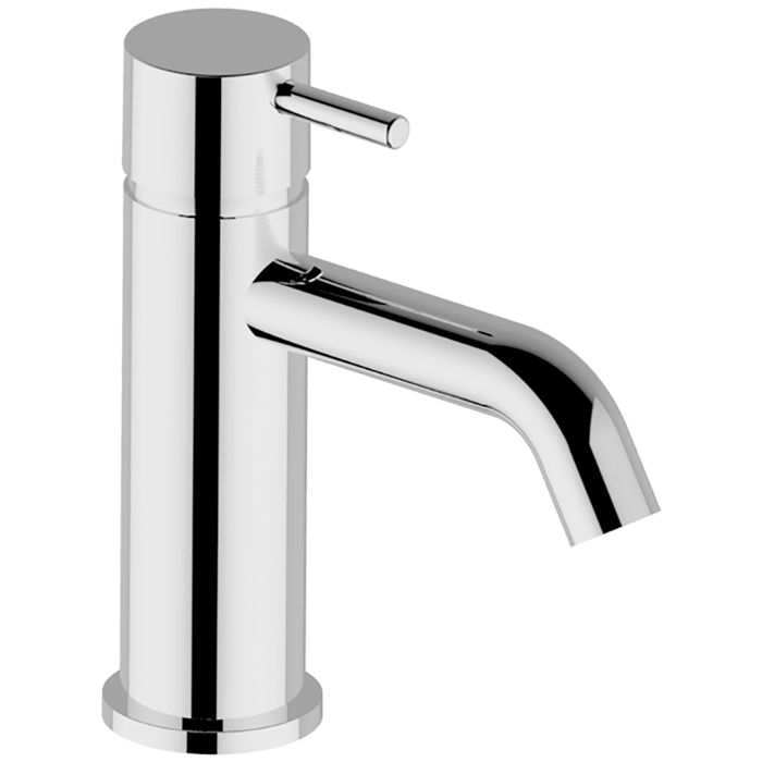 CISAL Less New Смеситель однорычажный для раковины на 1 отверстие без донного клапана, цвет: хром 