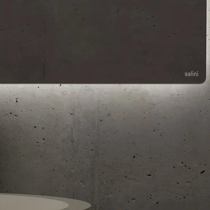 Salini Зеркало для ванны OMBRA 160х70х2.5см., с LED подсветкой, влагостойкое AGC Сrystalvision, сенс. выкл., крепления, обогрев, антизапот.