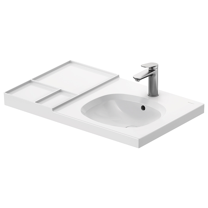 Duravit Aurena Раковина подвесная 80x50см., с 1 отв, dx, HygieneGlaze, цвет: белый глянец