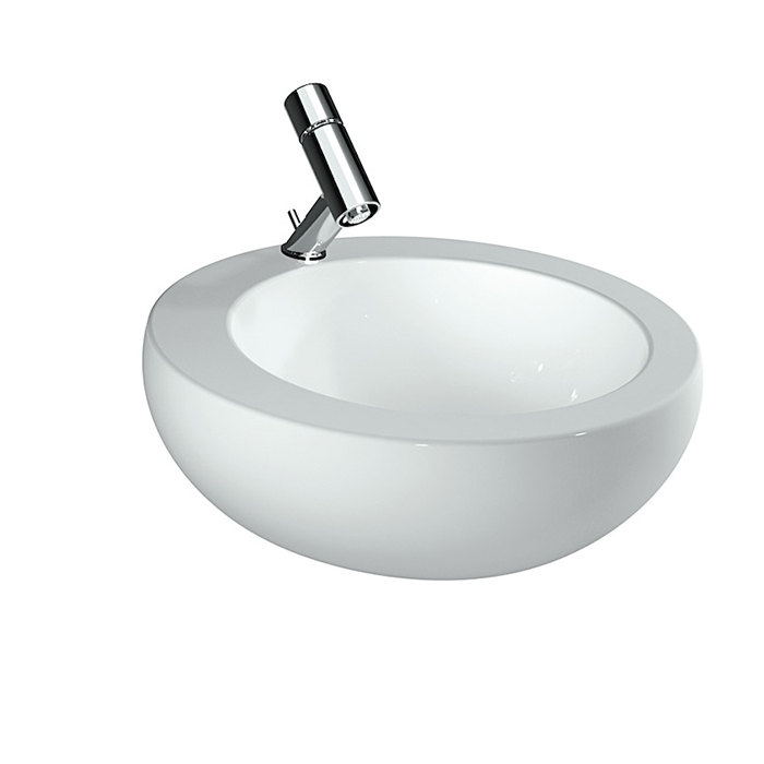 Laufen Alessi One Раковина-чаша 52х52х17.5 см, 1 отв., покрытие LLC, цвет: белый