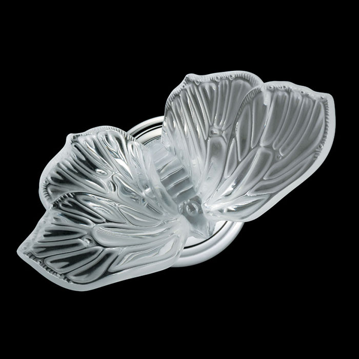 THG Papillon Смеситель для раковины, 3 отв., цвет: хром/прозрачный хрусталь