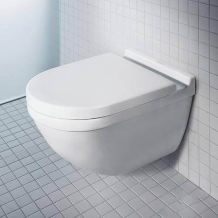 Duravit Starck 3 Унитаз подвесной 62х37см., с креплением Durafix, WonderGliss, цвет: белый
