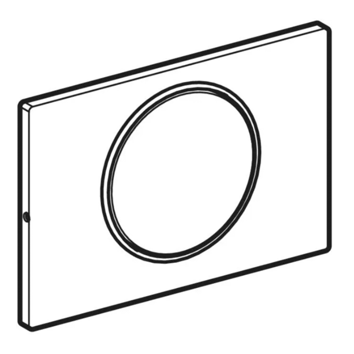 Geberit Sigma10 Клавиша для унитаза, смыв/стоп, цвет: хром глянцевый