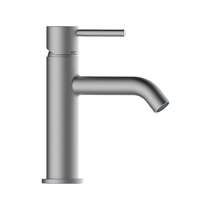 Bossini Teo M Смеситель для раковины, 1 отв., с донным клапаном, цвет: никель шлифованный