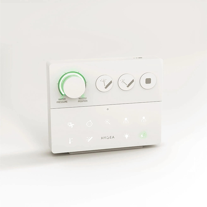 Artceram Hype Унитаз-биде 38х59см., подвесной, безободковый, saniglaze, soft-close, с пультом управления, цвет: белый