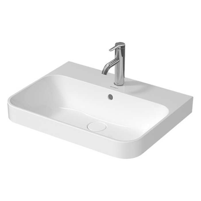 Duravit Happy D.2 Plus Раковина 60х46 см, 1 отв., с креплением, цвет: белый