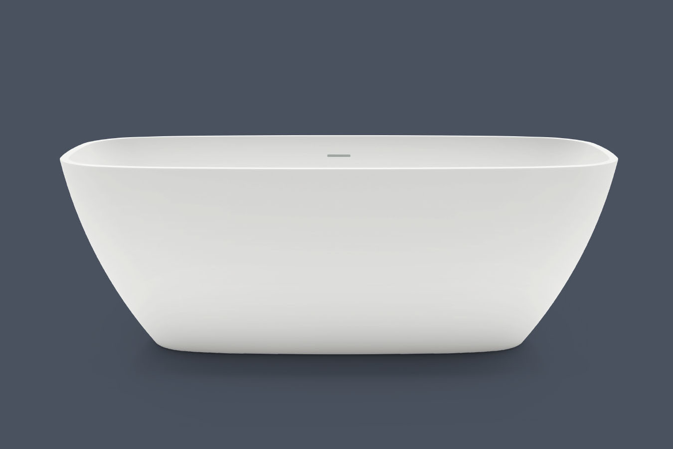 Gruppo Treesse Brio Ванна отдельностоящая 170х72х56 см из искусственного камня, цвет: белый