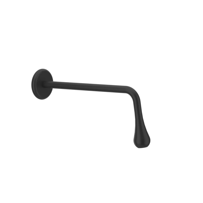 Gessi Goccia Настенный излив 250мм, для монтажа с удаленным управлением, цвет: black XL