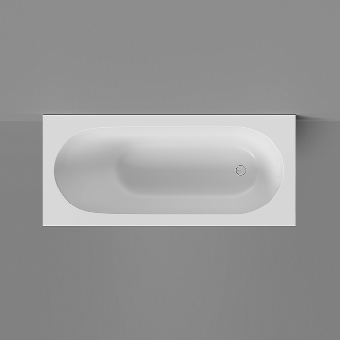 Salini Lofo Kit Ванна 170х75х59см., отдельностоящая, Gelcoat, с донным клапаном, сифоном, ножками, слив-переливом, цвет: белый глянцевый